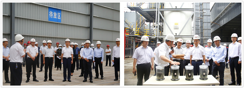 咸陽市觀摩團走進新型能源公司生物質氣化供熱項目